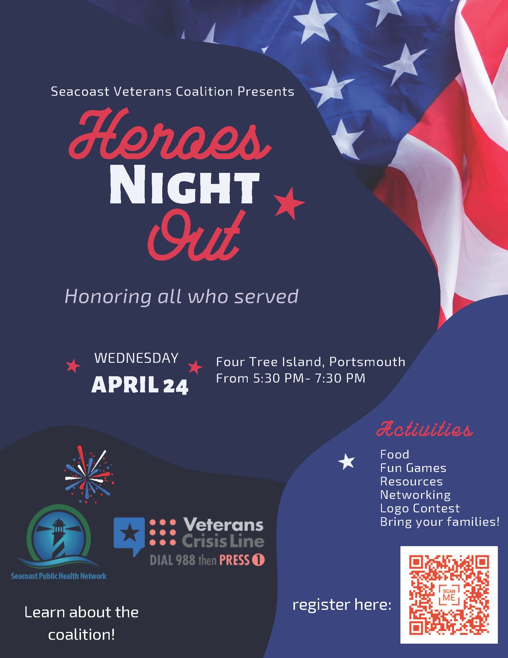 Flyer for Heroes Night out